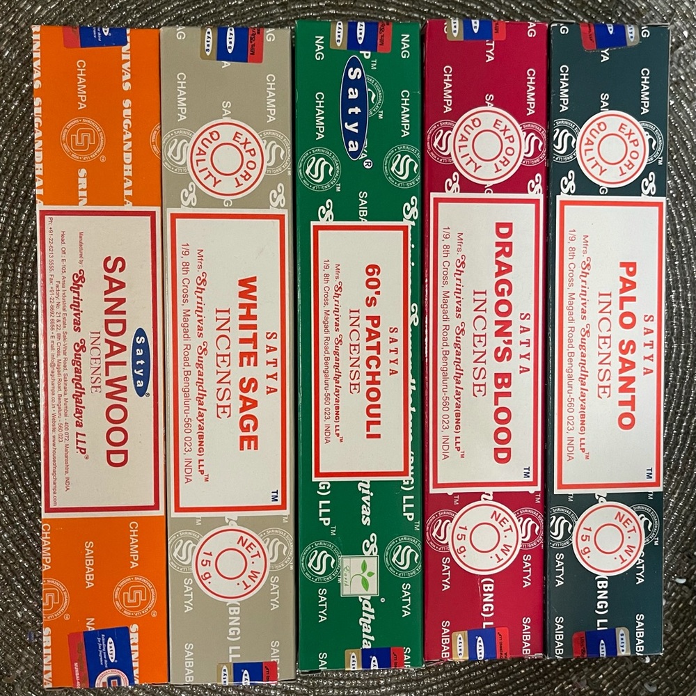 New Box of Satya White Sage Incense from India